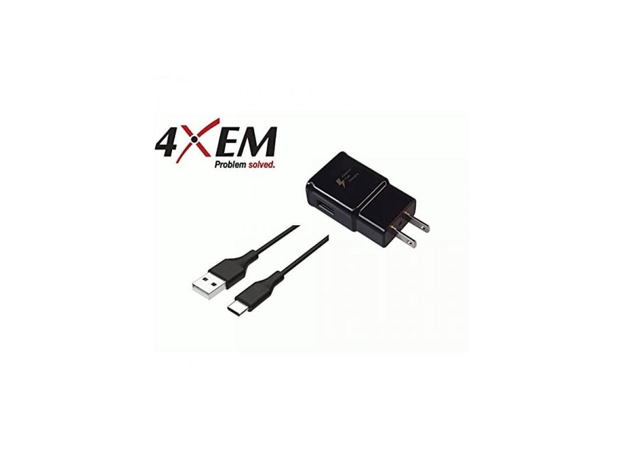 4XEM Samsung USB-C 6' Charger Kit Black 2