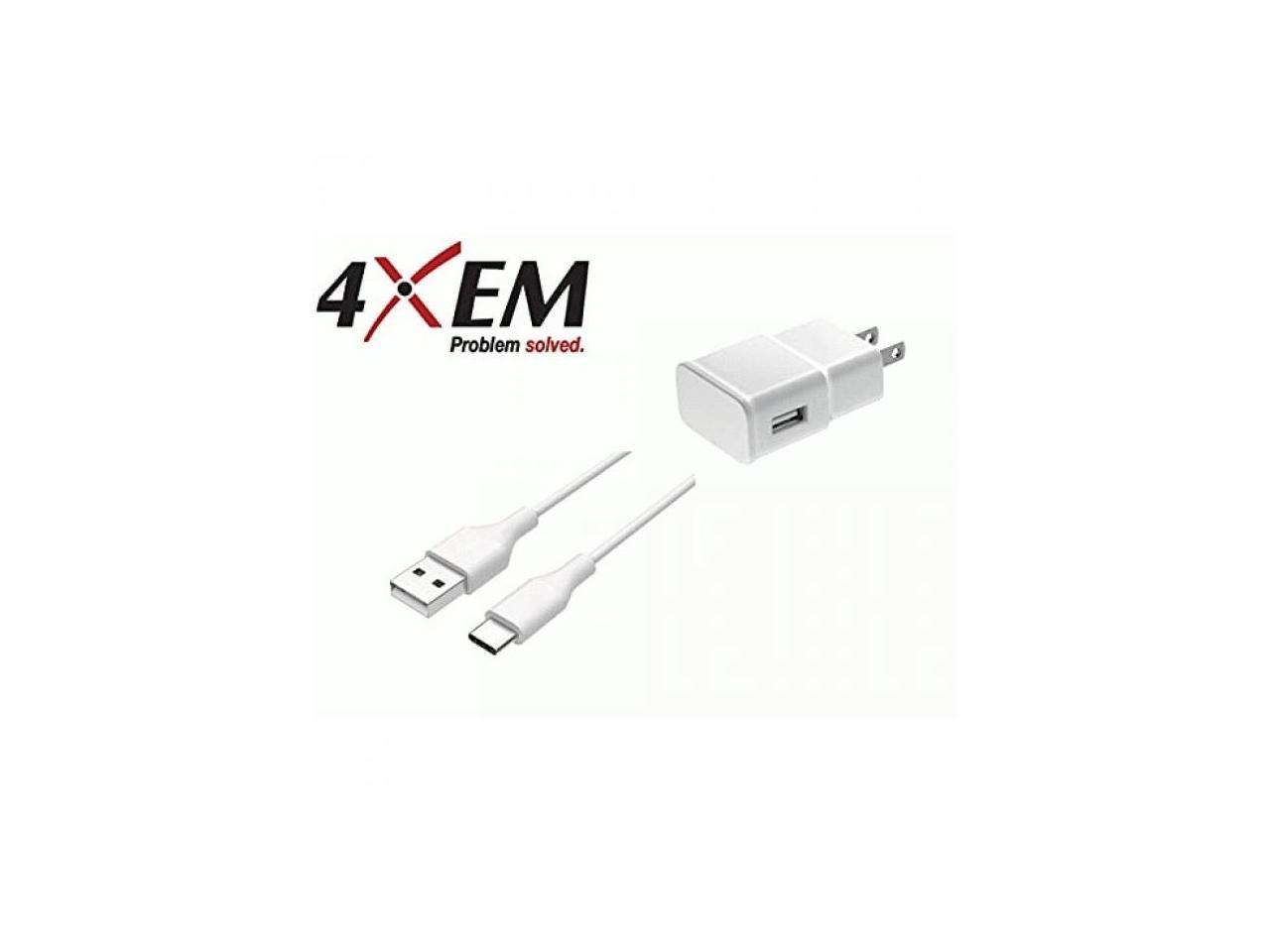 4XEM Samsung USB-C 3' Charger Kit White 2