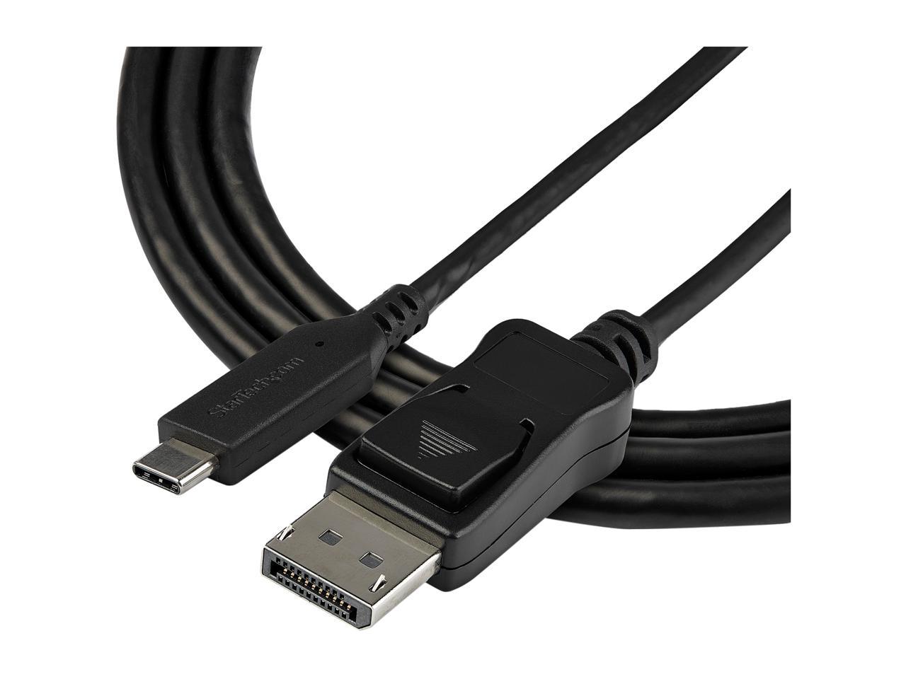 StarTech 5.9 ft USB-C to DisplayPort 1.4 M/M Adapter Cable CDP2DP141MB 4