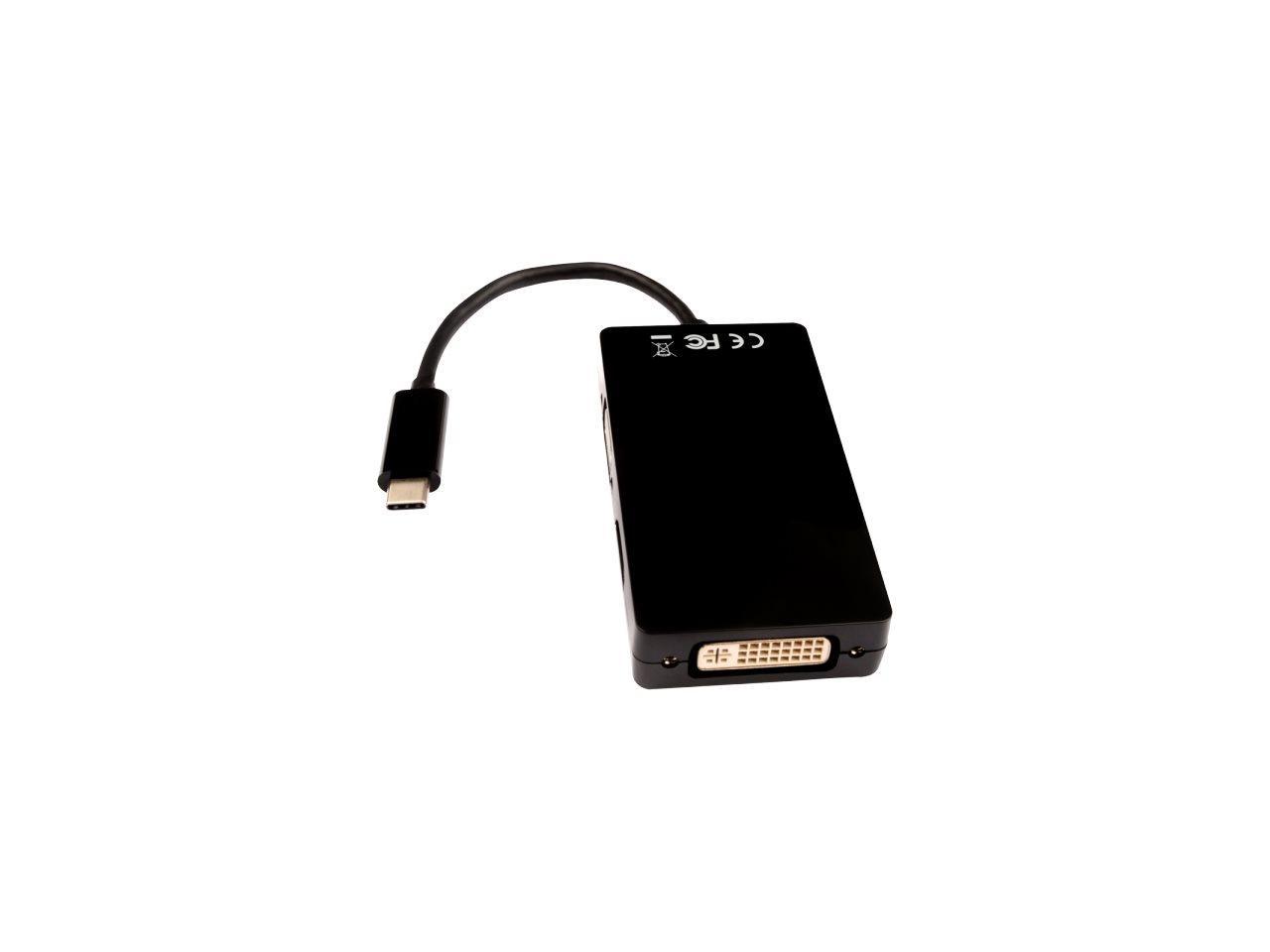 BLK USBC TO VGA DVI HDMI ADAPT 2