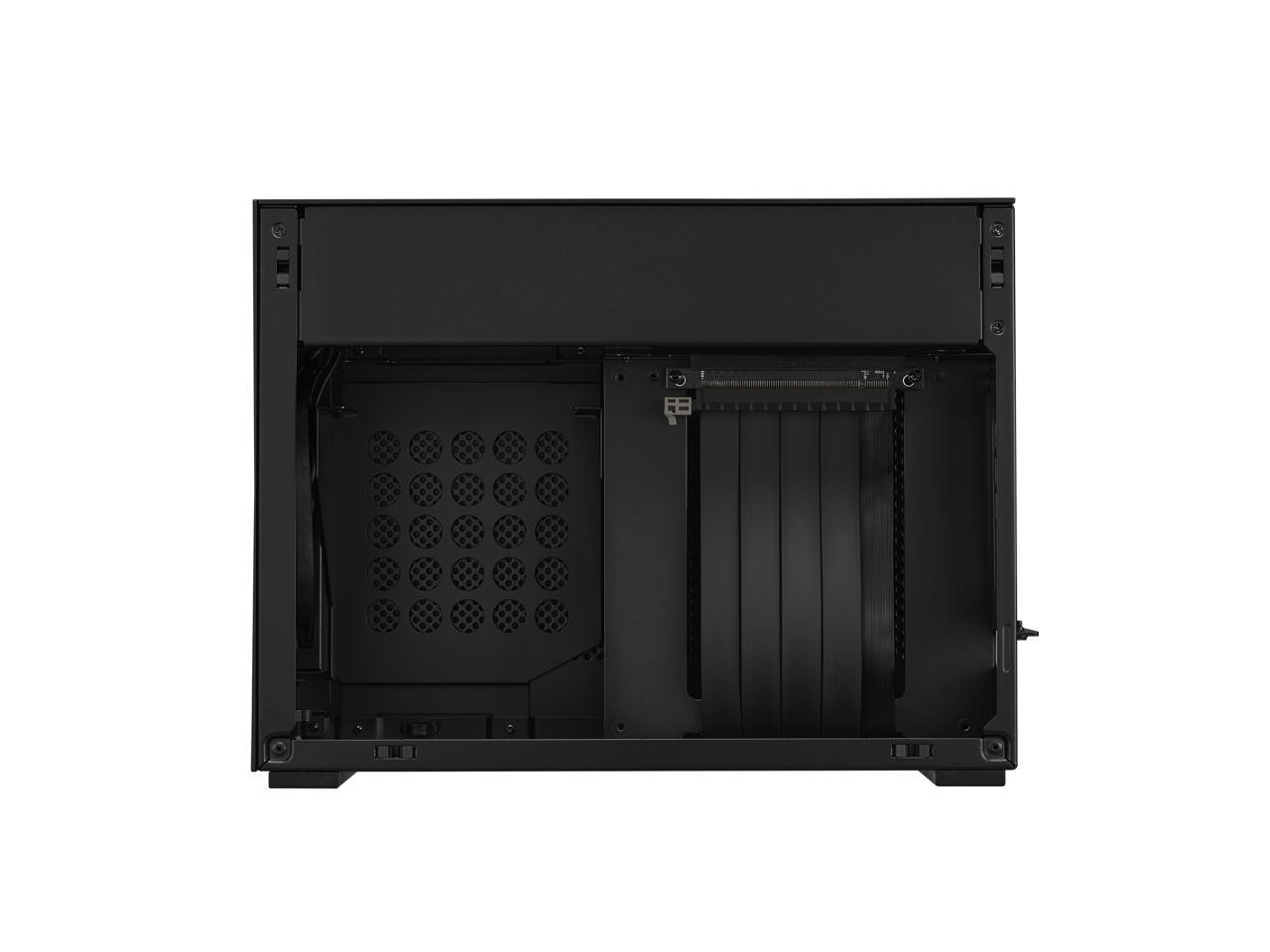 LIAN LI A4-H2O Black SPCC / Aluminum Mini-ITX Computer Case, PCI4.0 Riser Card Cable Included (A4-H2O X4) 2