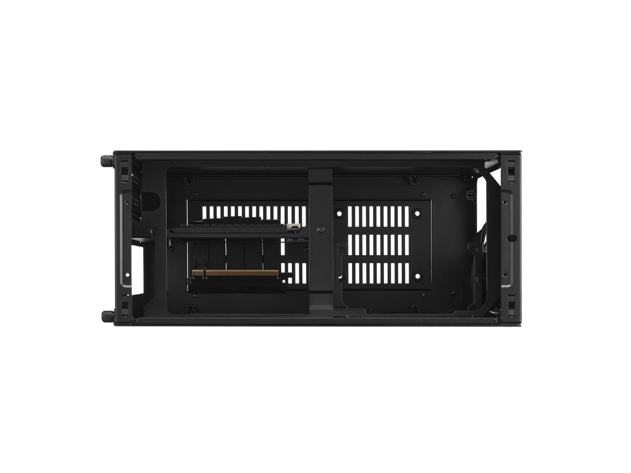 LIAN LI A4-H2O Black SPCC / Aluminum Mini-ITX Computer Case, PCI4.0 Riser Card Cable Included (A4-H2O X4) 4