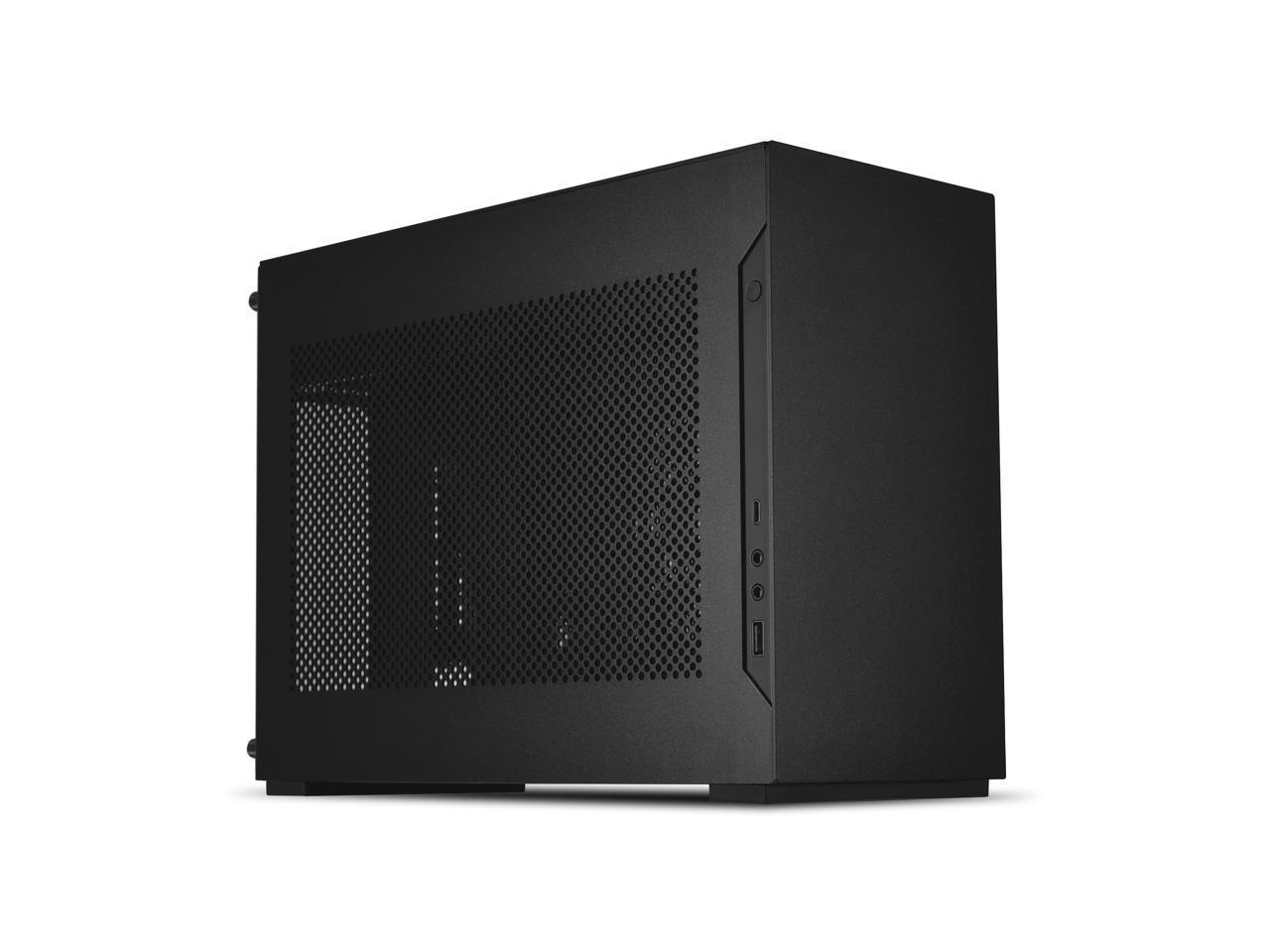 LIAN LI A4-H2O Black SPCC / Aluminum Mini-ITX Computer Case, PCI4.0 Riser Card Cable Included (A4-H2O X4) 3