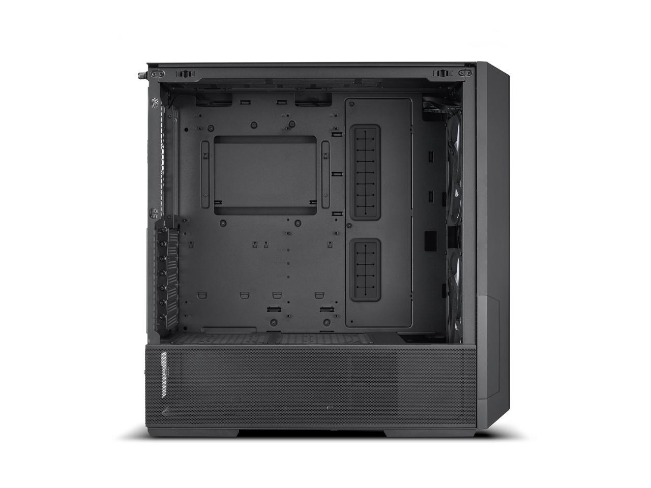 LIAN LI LANCOOL 216 X Black Steel / Tempered Glass ATX Mid Tower Computer Case ,2x 16 cm PWM Fans Included (Non RGB ) -LANCOOL 216X 5