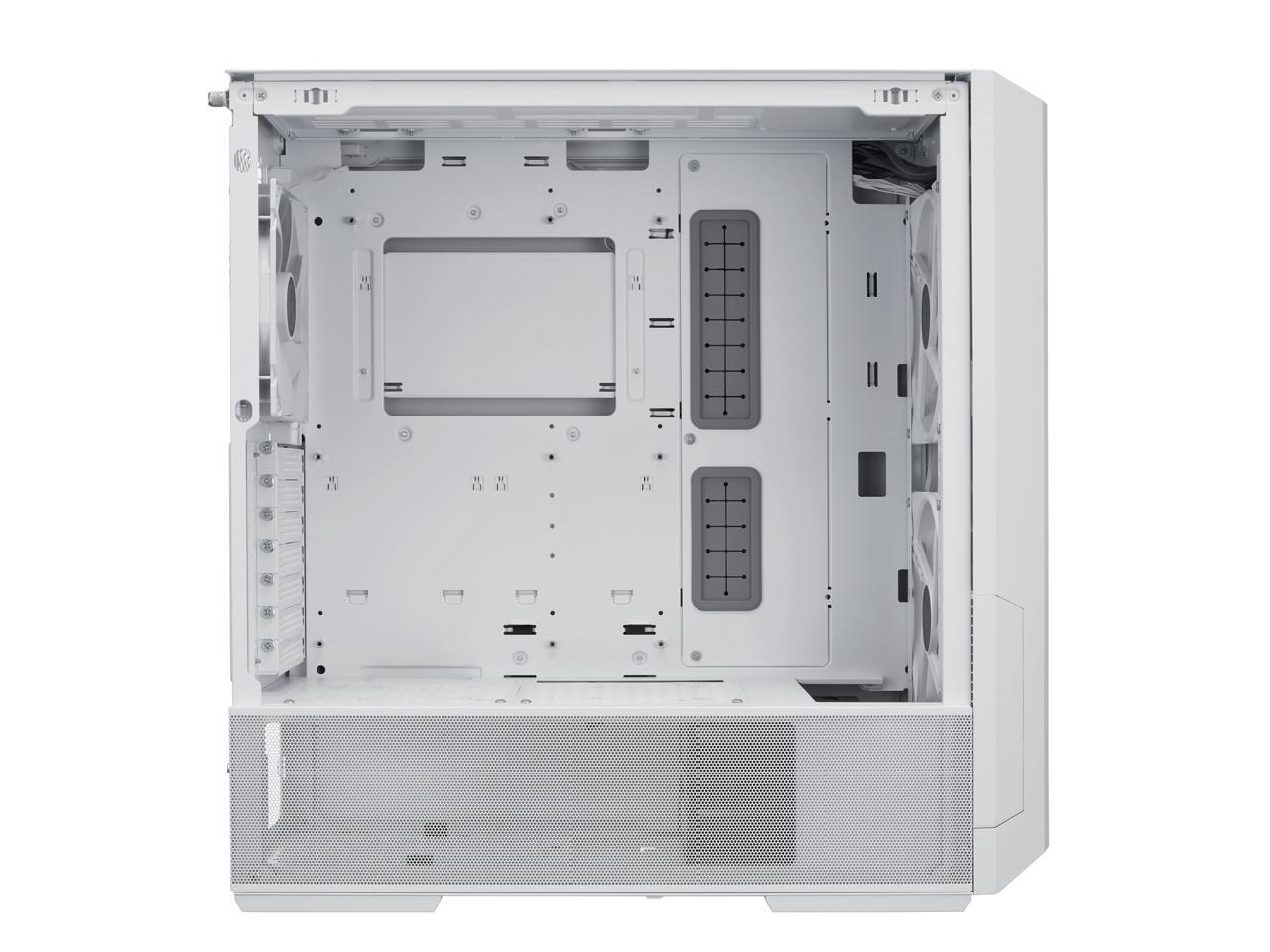 LIAN LI LANCOOL 216RW White Steel / Tempered Glass ATX Mid Tower Computer Case ,2x 16 cm ARGB Fans Included -LANCOOL 216RW 2