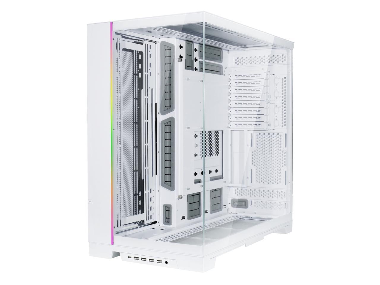 LIAN LI O11 Dynamic EVO XL O11DEXL White Aluminum / Steel / Tempered Glass ATX Mid Tower Computer Case - O11DEXL-W 4