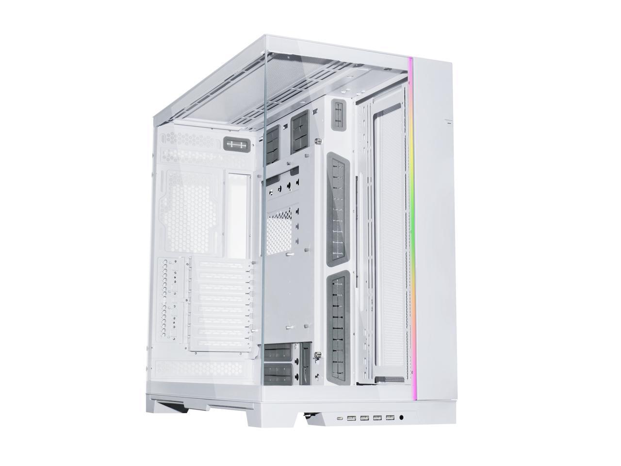 LIAN LI O11 Dynamic EVO XL O11DEXL White Aluminum / Steel / Tempered Glass ATX Mid Tower Computer Case - O11DEXL-W 1