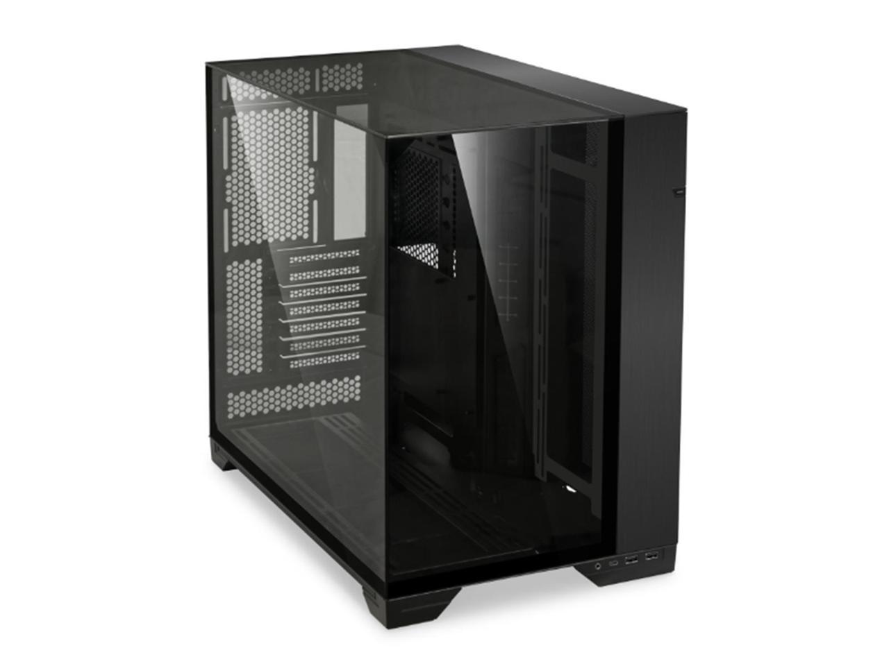 LIAN LI O11 Vision Black  Aluminum / Steel / Tempered Glass ATX Mid Tower Computer Case - O11VX 1