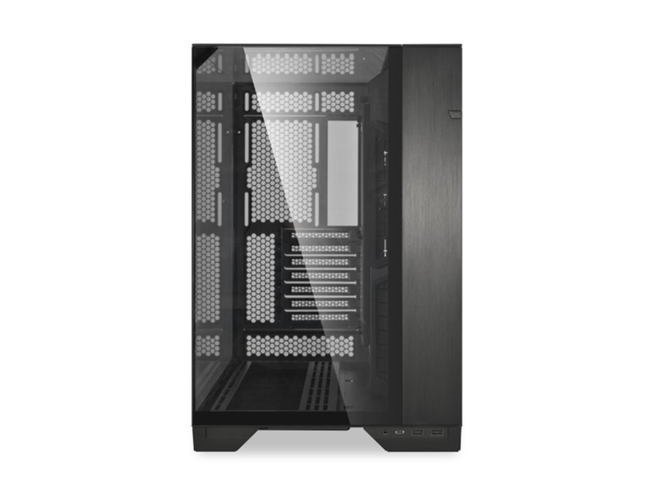 LIAN LI O11 Vision Black  Aluminum / Steel / Tempered Glass ATX Mid Tower Computer Case - O11VX 2