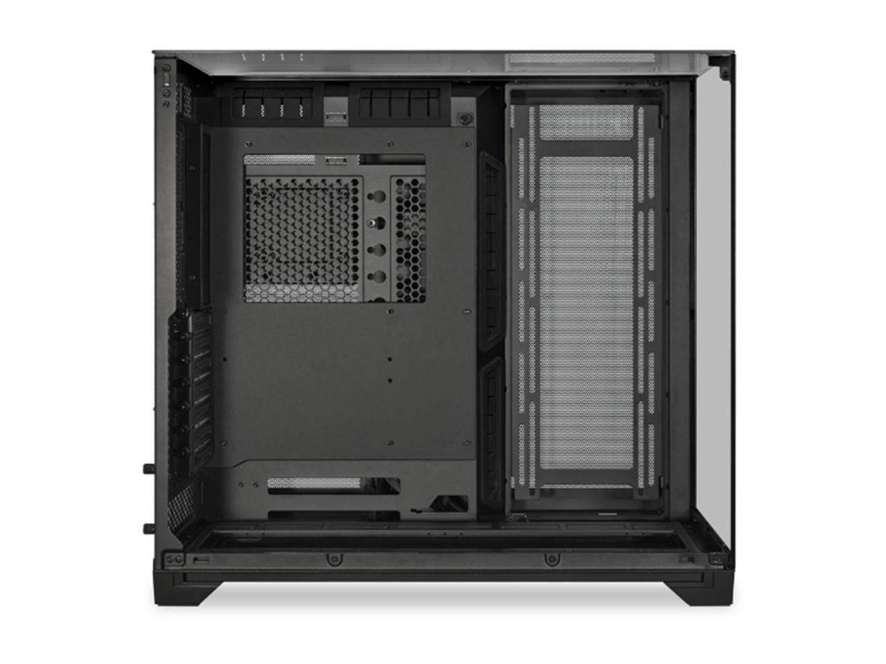 LIAN LI O11 Vision Black  Aluminum / Steel / Tempered Glass ATX Mid Tower Computer Case - O11VX 4