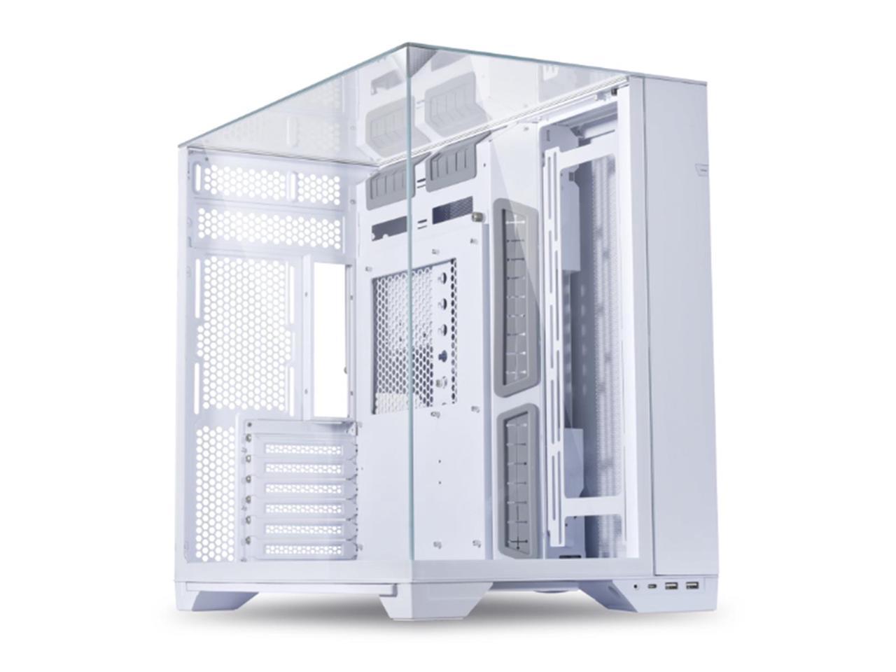 LIAN LI O11 Vision White Aluminum / Steel / Tempered Glass ATX Mid Tower Computer Case - O11VW 2