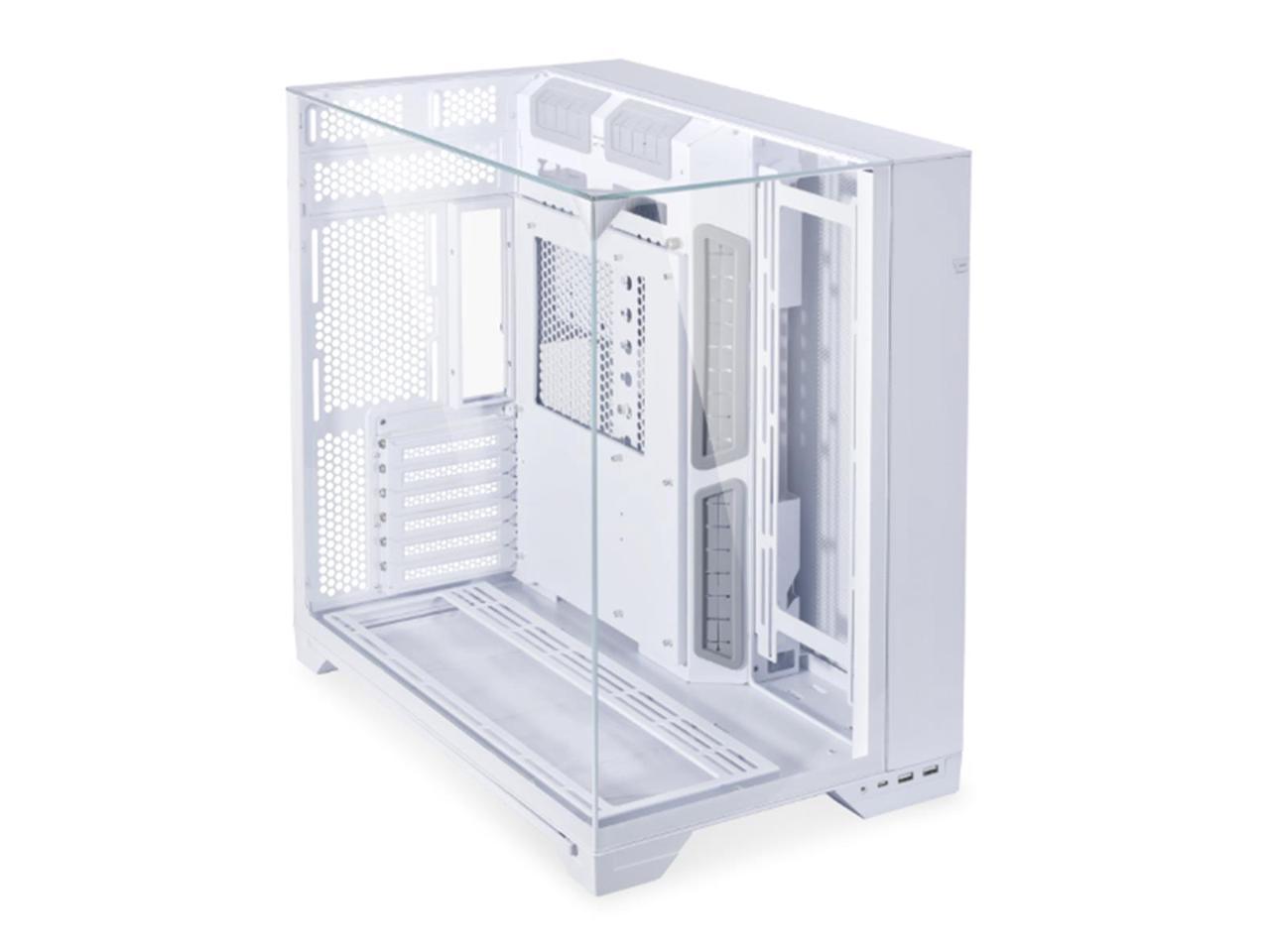 LIAN LI O11 Vision White Aluminum / Steel / Tempered Glass ATX Mid Tower Computer Case - O11VW 1