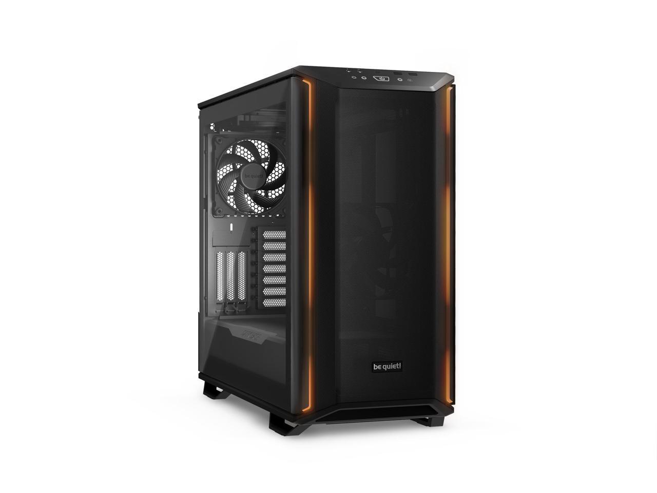 be quiet! Dark Base 701 Mid Tower PC Case | Mesh Front | Airflow Optimized | 3 Pre-Installed Silent Wings 4 Fans | ARGB Lighting with Controller | Tempered Glass | PWM and ARGB Hub | Black 1