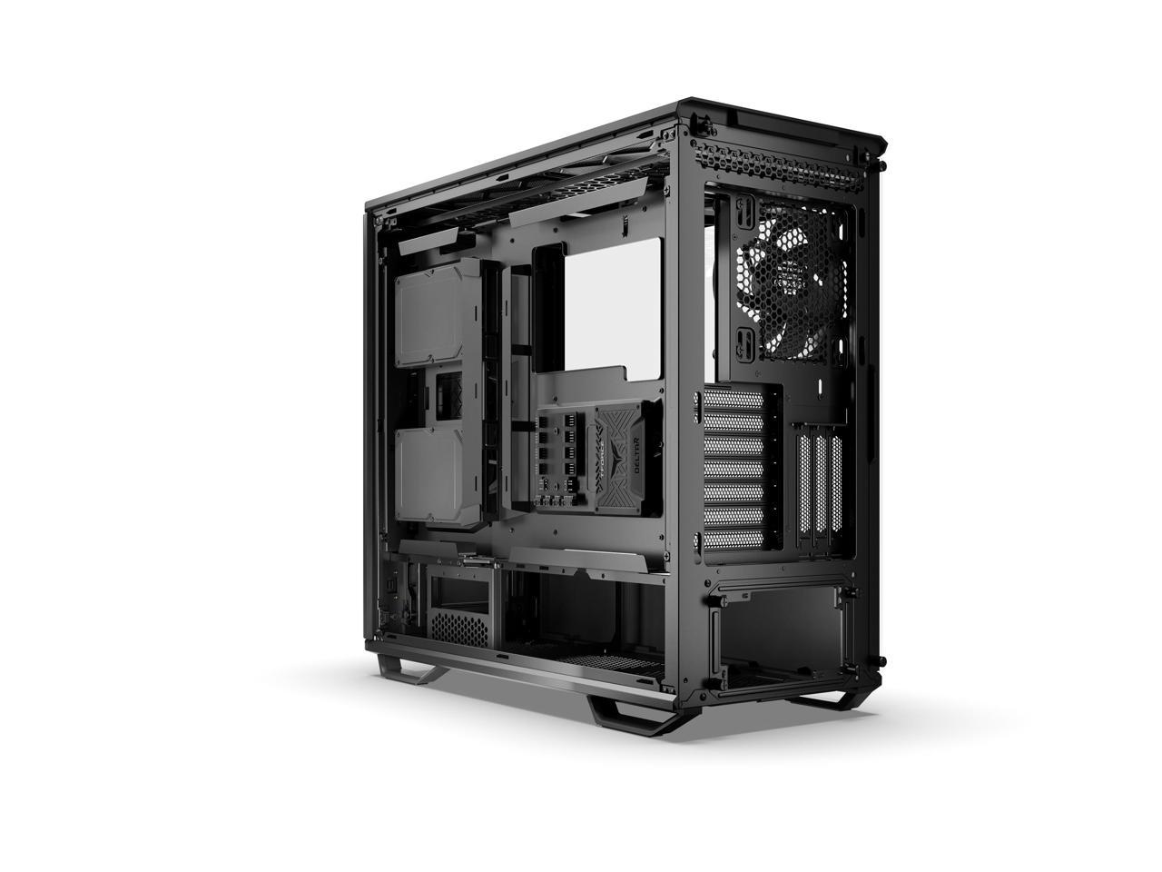 be quiet! Dark Base 701 Mid Tower PC Case | Mesh Front | Airflow Optimized | 3 Pre-Installed Silent Wings 4 Fans | ARGB Lighting with Controller | Tempered Glass | PWM and ARGB Hub | Black 5