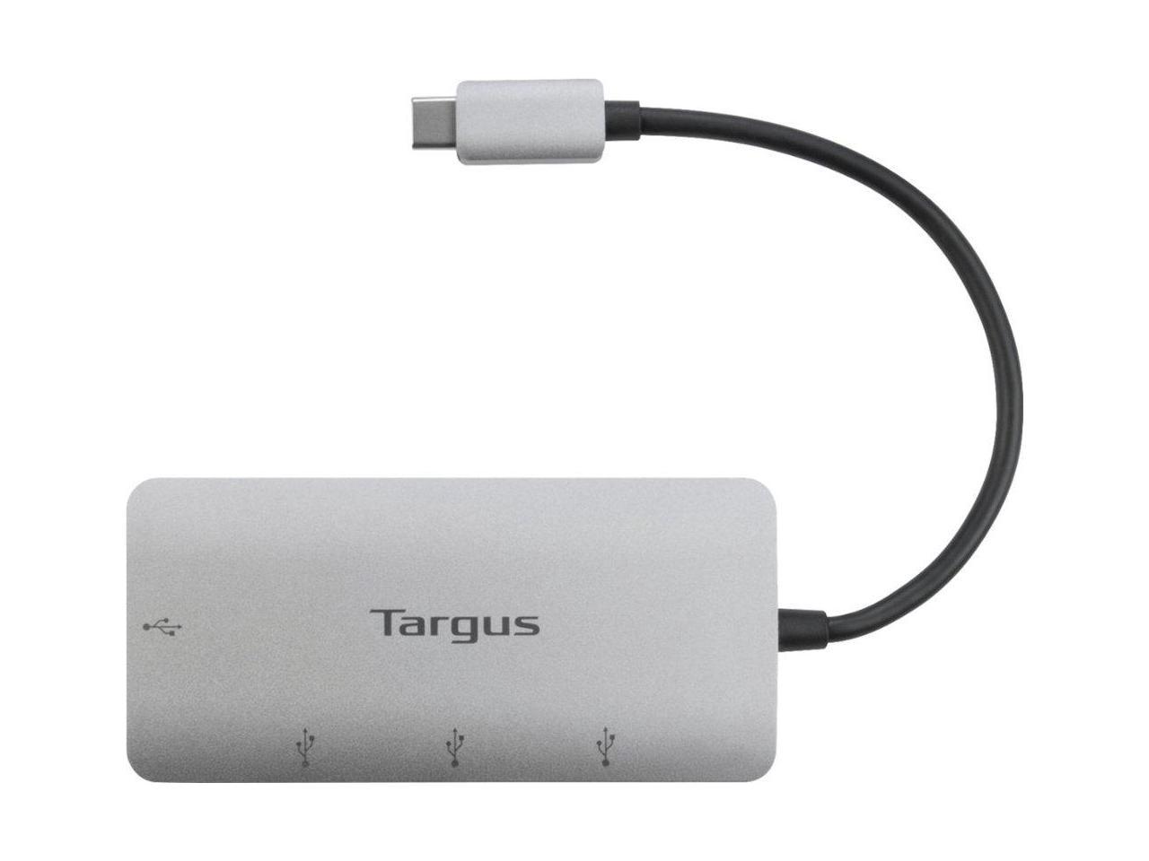 Targus USB-C to 4-Port USB-A Hub - USB Type C - External - 4 USB Port(s) - 4 USB 3.0 Port(s) - PC, Mac, Chrome - ACH226BT 1