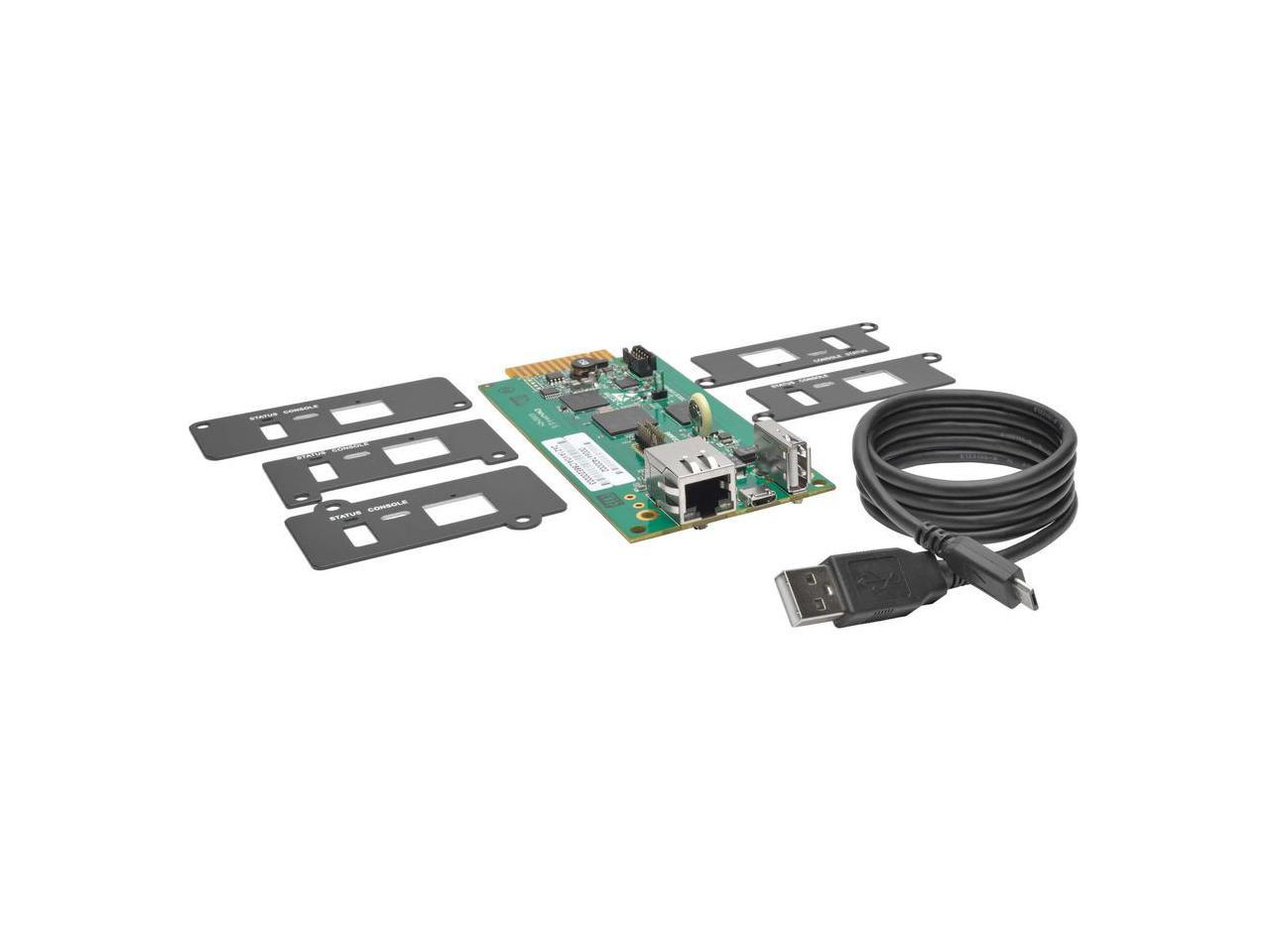 Tripp Lite Network Card for Select Tripp Lite and Eaton UPS Systems and PDUs - 1 x Network (RJ-45) Port(s) - USB 2