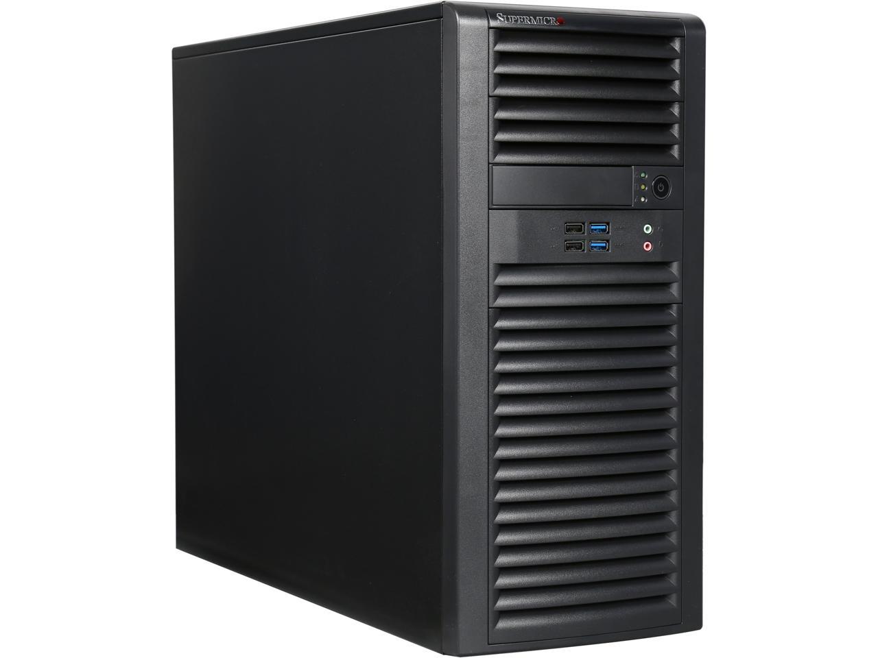 Supermicro Superchassis Cse-732D4-903B 900W Mid-Tower Sever Chassis (Black) 1