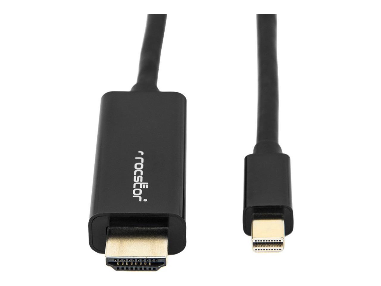 Rocstor Premium Mini DisplayPort to HDMI Cable M/M Y10C197B2 3