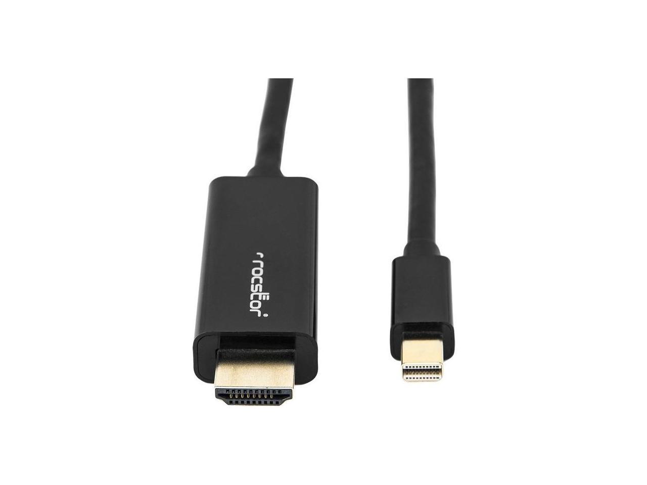 Rocstor Premium Mini DisplayPort to HDMI Cable M/M Y10C197B2 1