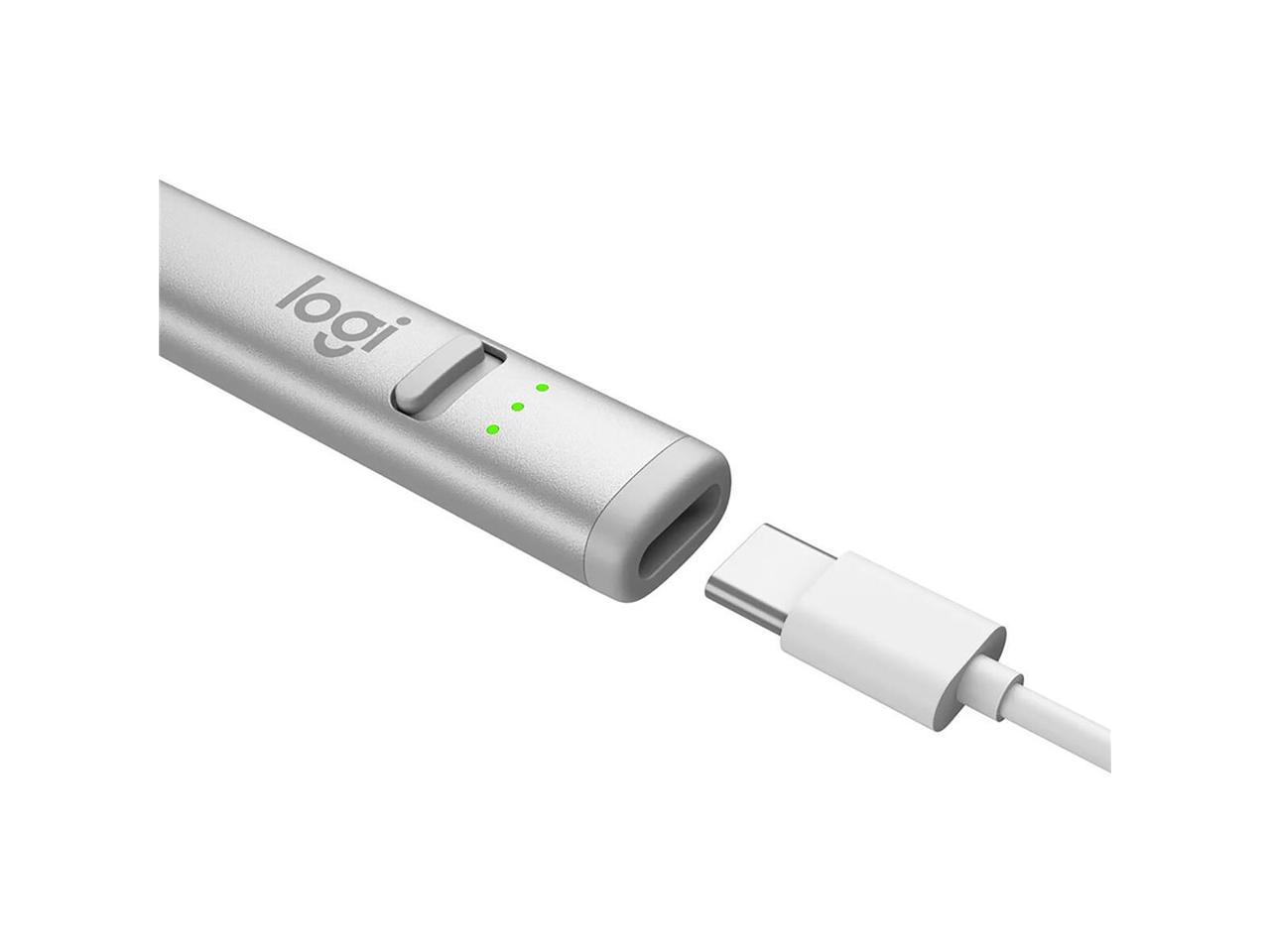 Logitech Crayon USB-C Digital Pencil for Apple iPads, Silver #914000070 2