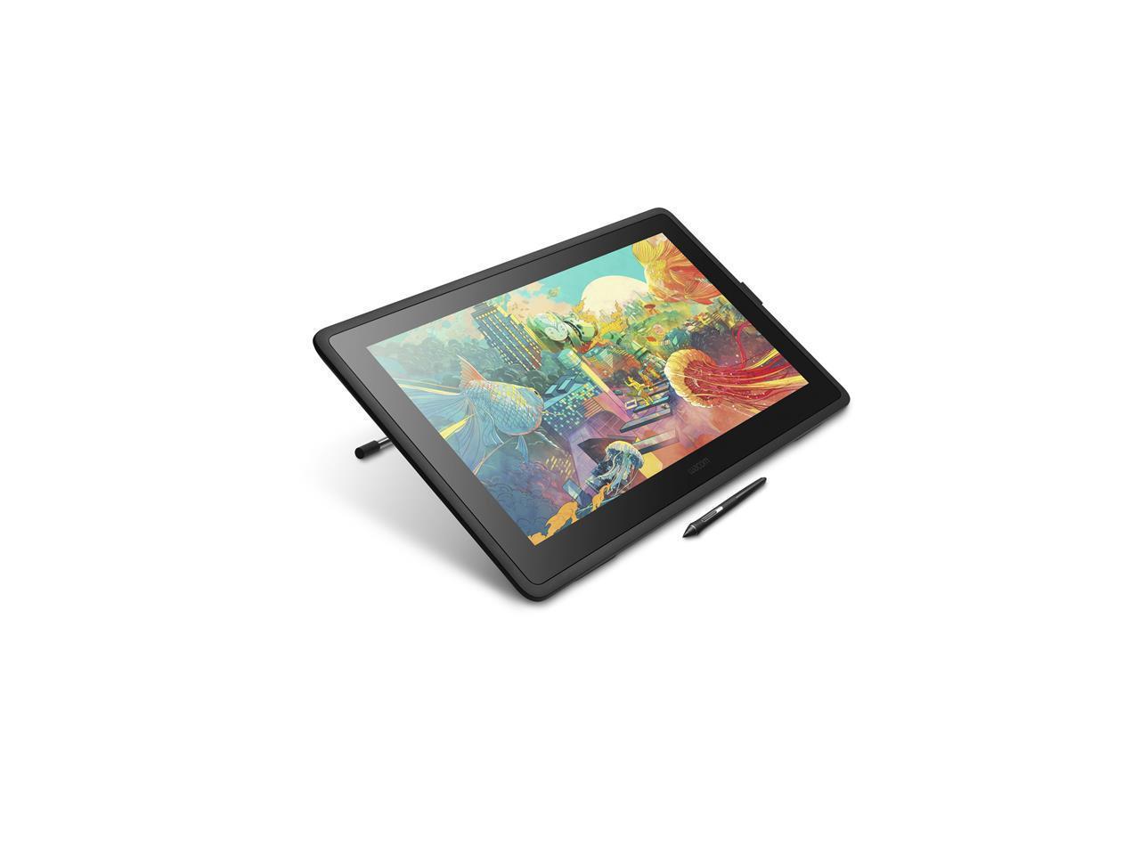 Wacom Cintiq 22 Drawing Tablet with Full HD 21.5-Inch Display Screen, 8192 Pressure Sensitive Pro Pen 2 Tilt Recognition, Compatible with Mac OS Windows and All Pens 2