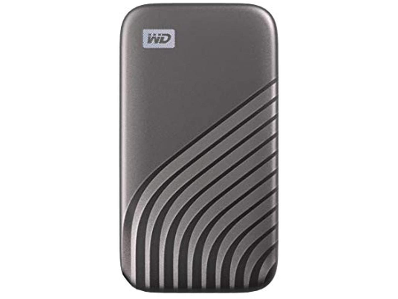 WD 1TB My Passport SSD External Portable Drive, Gray, Up to 1,050 MB/s - WDBAGF0010BGY-WESN 1