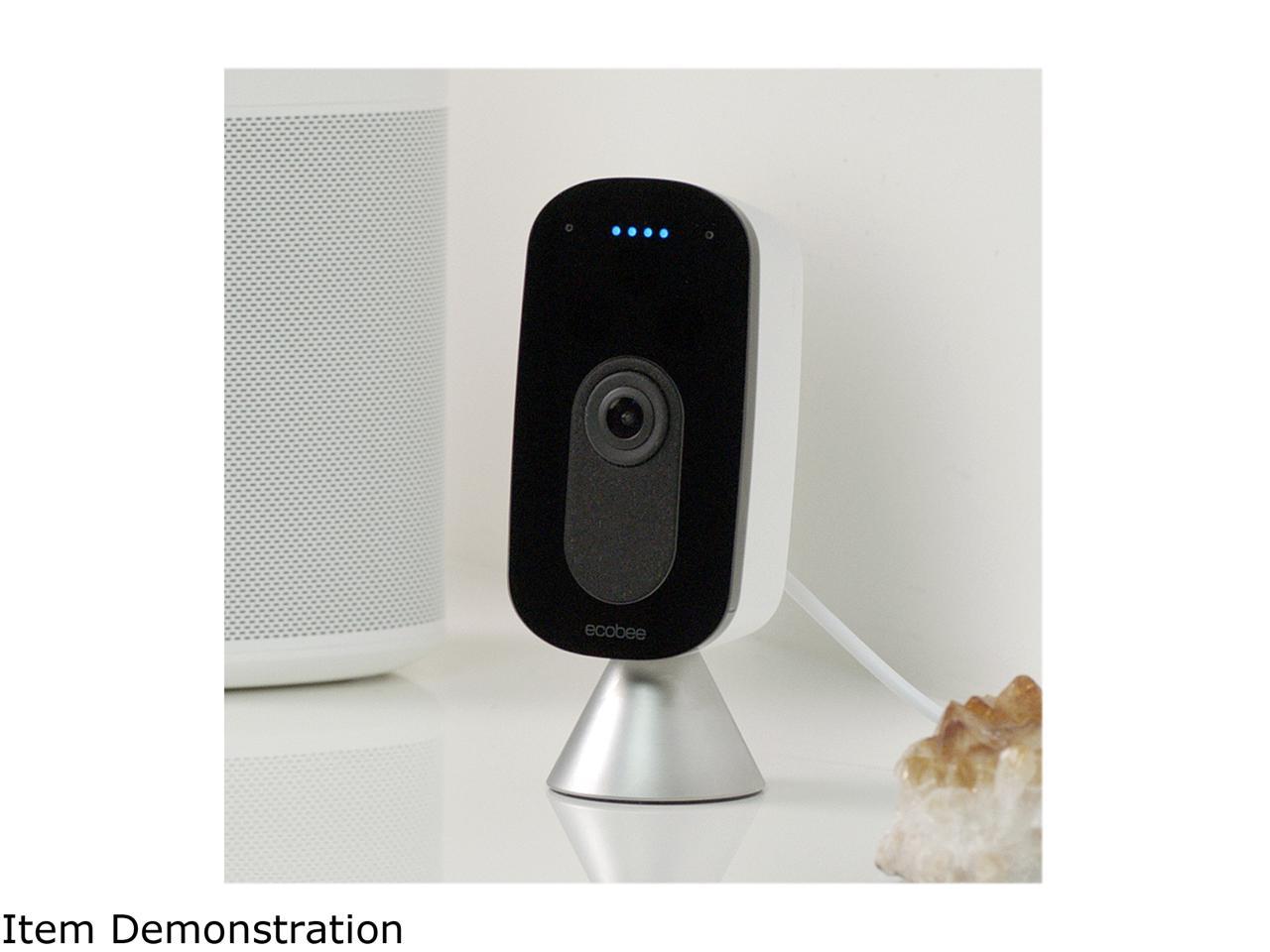 New 2022 ecobee SmartCamera - Indoor WiFi Security Camera, Baby & Pet Monitor, Smart Home Security System, 1080p HD 180 Degree FOV, Night Vision, 2-Way Audio, Works with Apple HomeKit, Alexa Built In 3