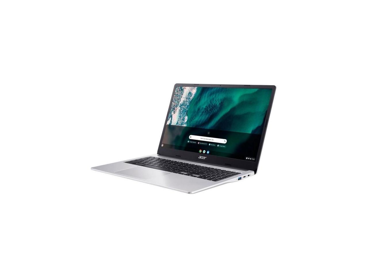 Acer Chromebook 315 CB315-4H CB315-4H-P0FH 15.6" Chromebook - WXGA - 1366 x 768 - Intel Pentium Silver N6000 Quad-core (4 Core) 1.10 GHz - 8 GB Total RAM - 128 GB SSD - Silver Model CB3154HP0FH 3