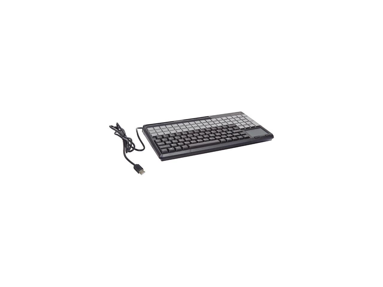 SPOS QWERTY KEYBOARD, BLACK, 14, USB, W/ 3 TRACK MSR, TOUCHPAD. US 123 LAYOUT W/ 2