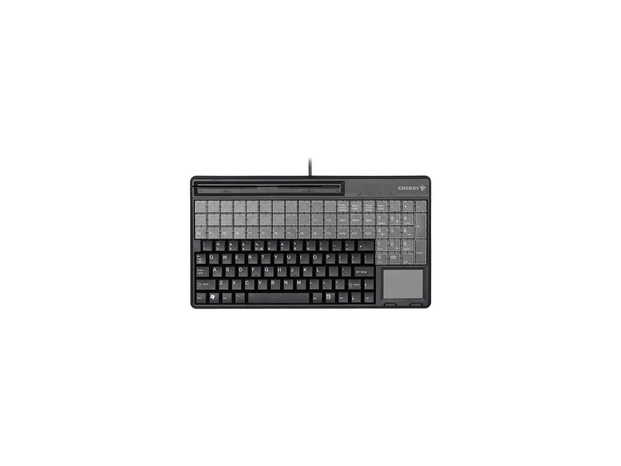 SPOS QWERTY KEYBOARD, BLACK, 14, USB, W/ 3 TRACK MSR, TOUCHPAD. US 123 LAYOUT W/ 1