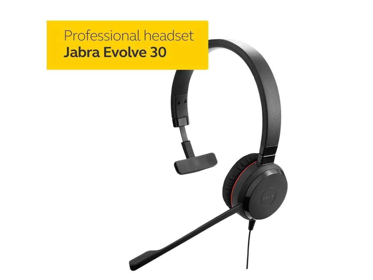 Jabra Evolve 30 II UC Mono Wired Headset / Music Headphones 2