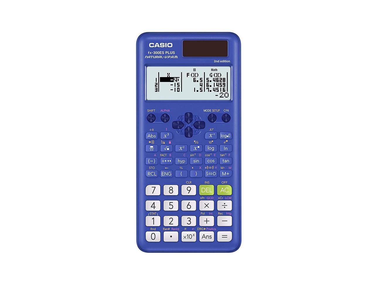 New Casio Fx-300Espls2 Blue Scientific Calculator 1