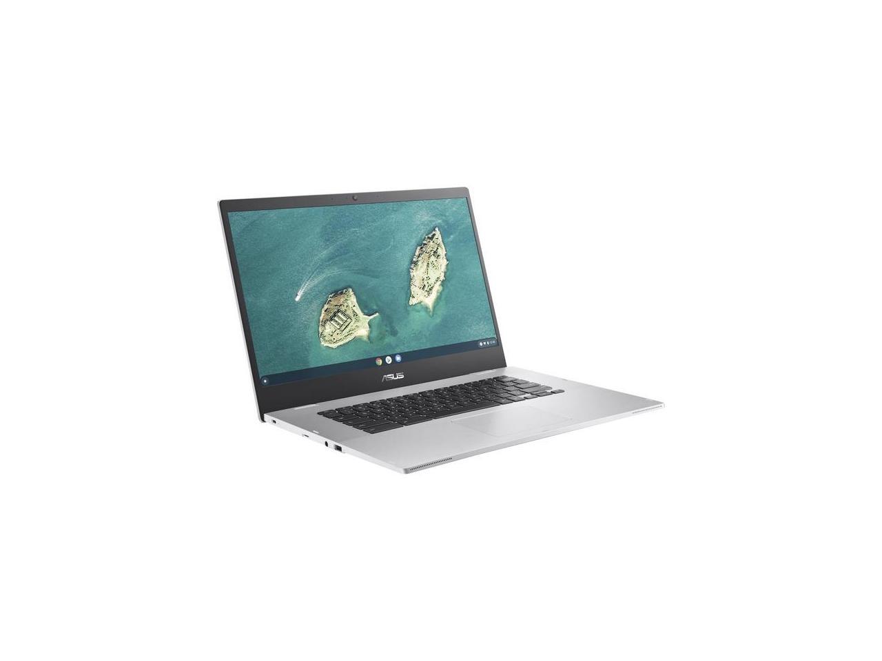 Asus Chromebook CX1500 CX1500CKA-DH44F 15.6" Chromebook - Full HD - 1920 x 1080 - Intel Celeron N4500 Dual-core (2 Core) 1.10 GHz - 4 GB Total RAM - 64 GB Flash Memory - Transparent Silver - Inte 1