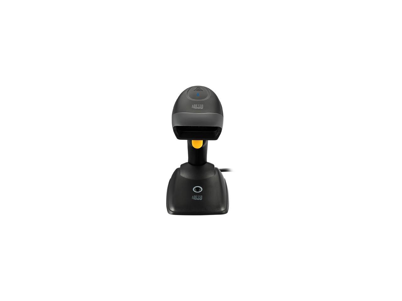 Adesso Spill Resistant Wireless Antimicrobial 2D Barcode Scanner 2