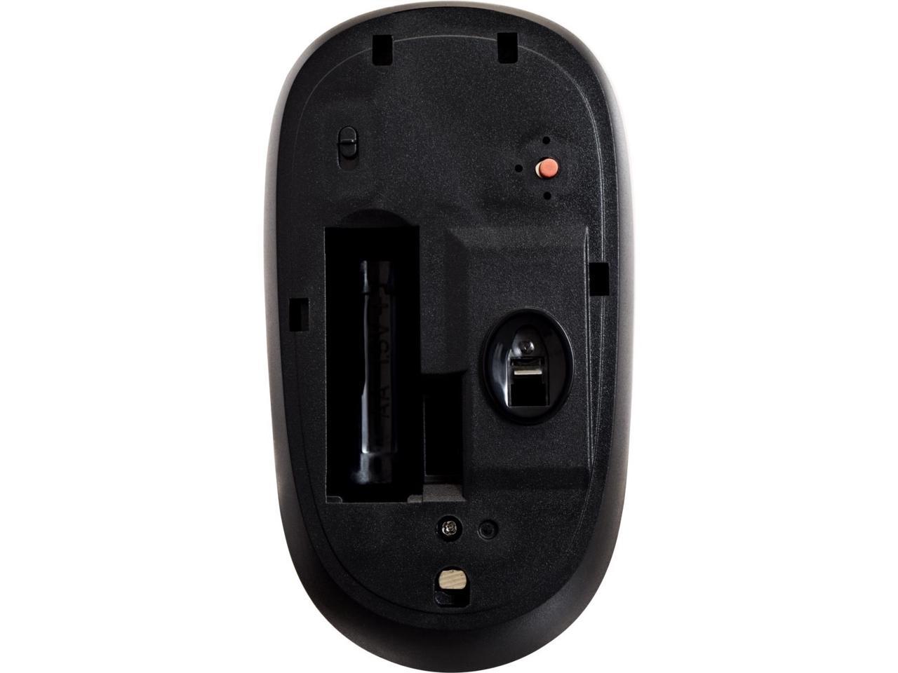 V7 Bluetooth Silent 4-Button Mouse Black MW550BT 5