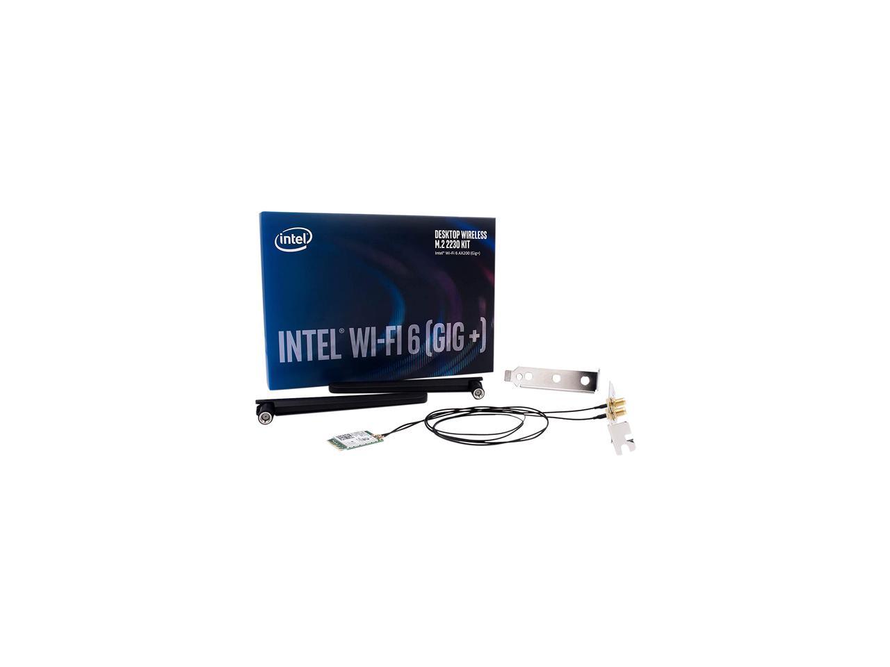 Intel Wi-Fi 6 AX200 (Gig+) Desktop Kit Up to 2.4Gbps Wireless Data Rates 2