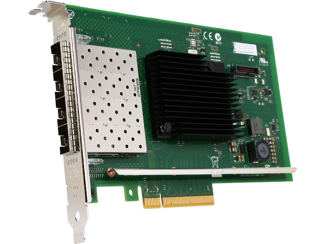 Intel X710DA4FHBLK Ethernet Converged Network Adapter Quad-Port 10GbE Low profile PCIe 3.0, x8 Quad port 1