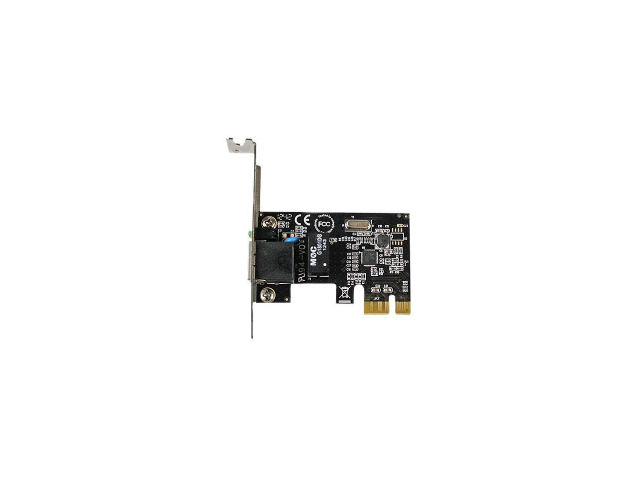 StarTech ST1000SPEX2L PCI-Express x1 Gigabit NIC Server Adapter Network Card - Low Profile 3