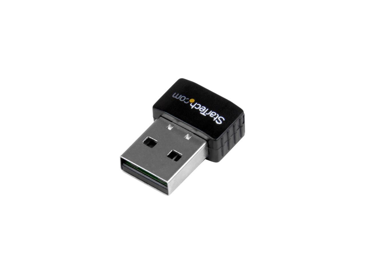 StarTech USB300WN2X2C USB 2.0 300 Mbps Mini Wireless-N Network Adapter - 802.11n 2T2R WiFi Adapter 2