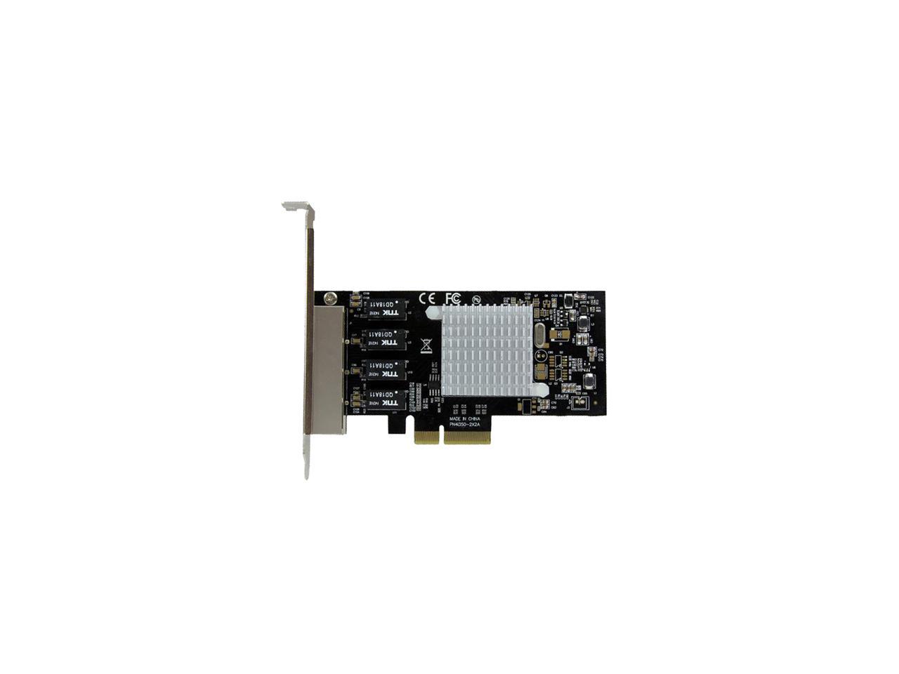 StarTech ST4000SPEXI 4-Port Gigabit Ethernet Network Card - PCI Express, Intel I350 NIC 2