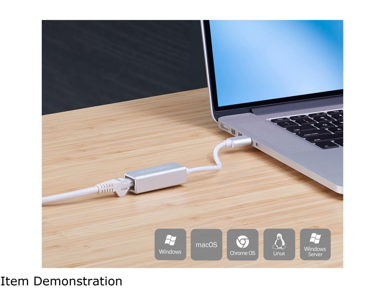 StarTech.com USB 3.0 to Gigabit Network Adapter - Silver - Sleek Aluminum Design Ideal for MacBook, Chromebook or Tablet 5