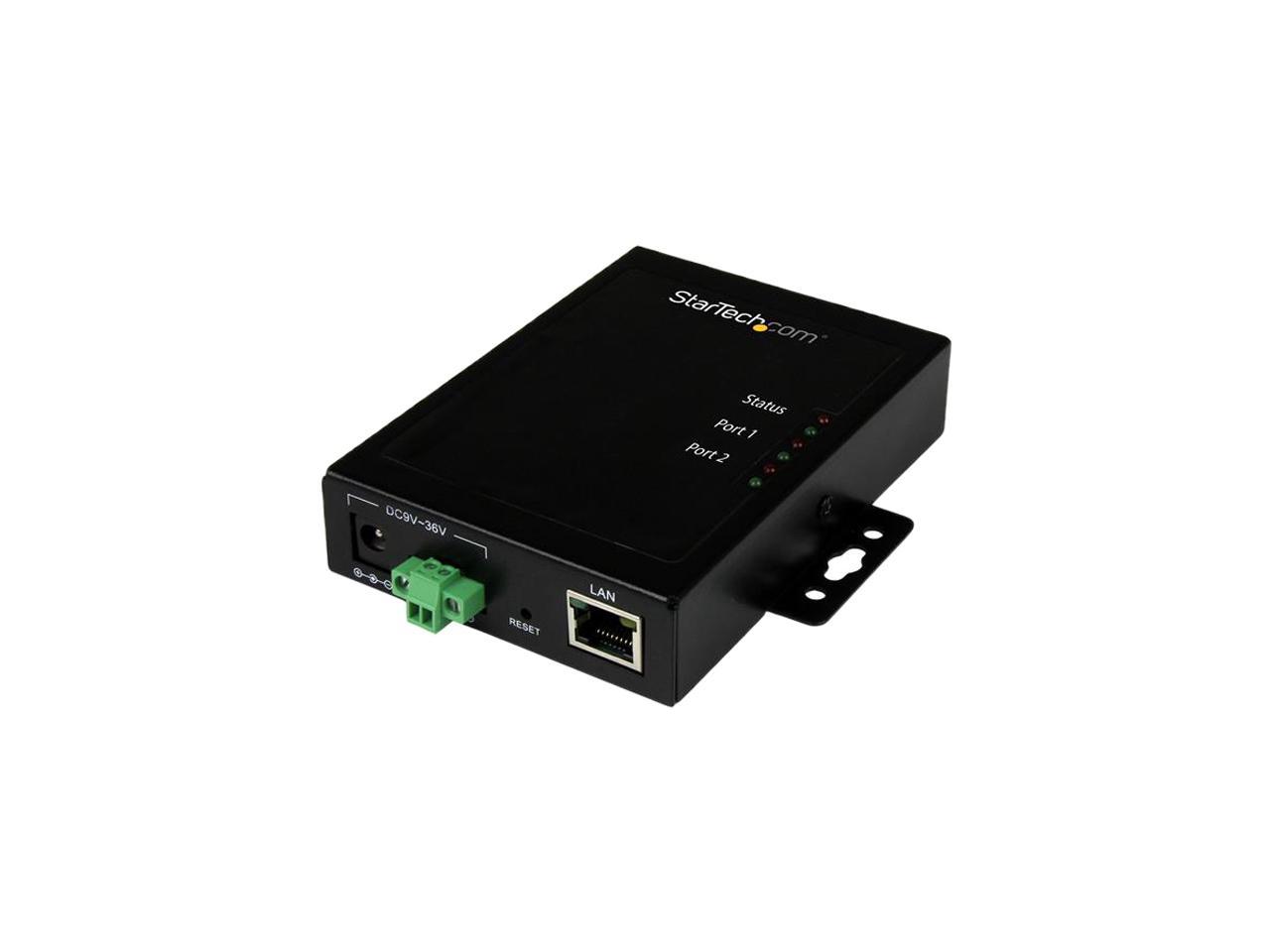 StarTech.com NETRS2322P 2-Port Serial-to-IP Ethernet Device Server 1