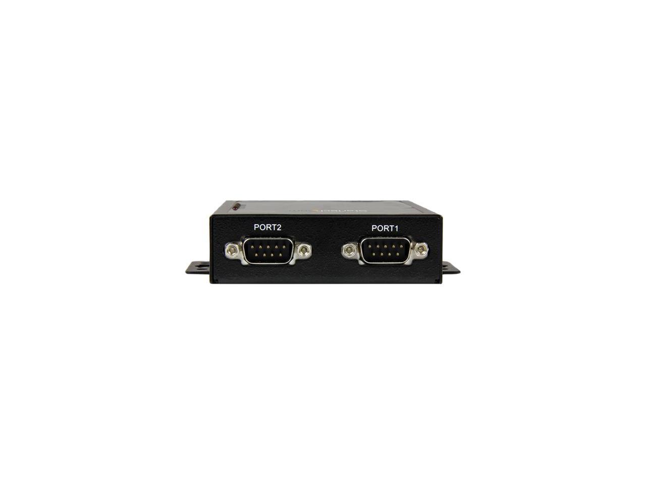 StarTech.com NETRS2322P 2-Port Serial-to-IP Ethernet Device Server 2