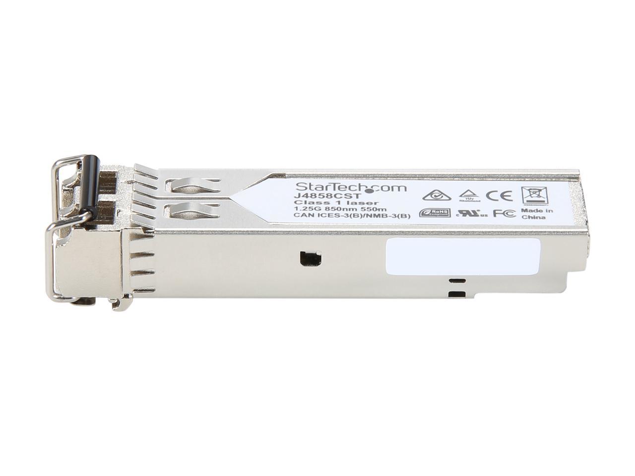 StarTech J4858CST HP J4858C Compatible - HP Compatible Gigabit SFP - LC Fiber - 1000base-SX SFP Module - Multimode SFP 2