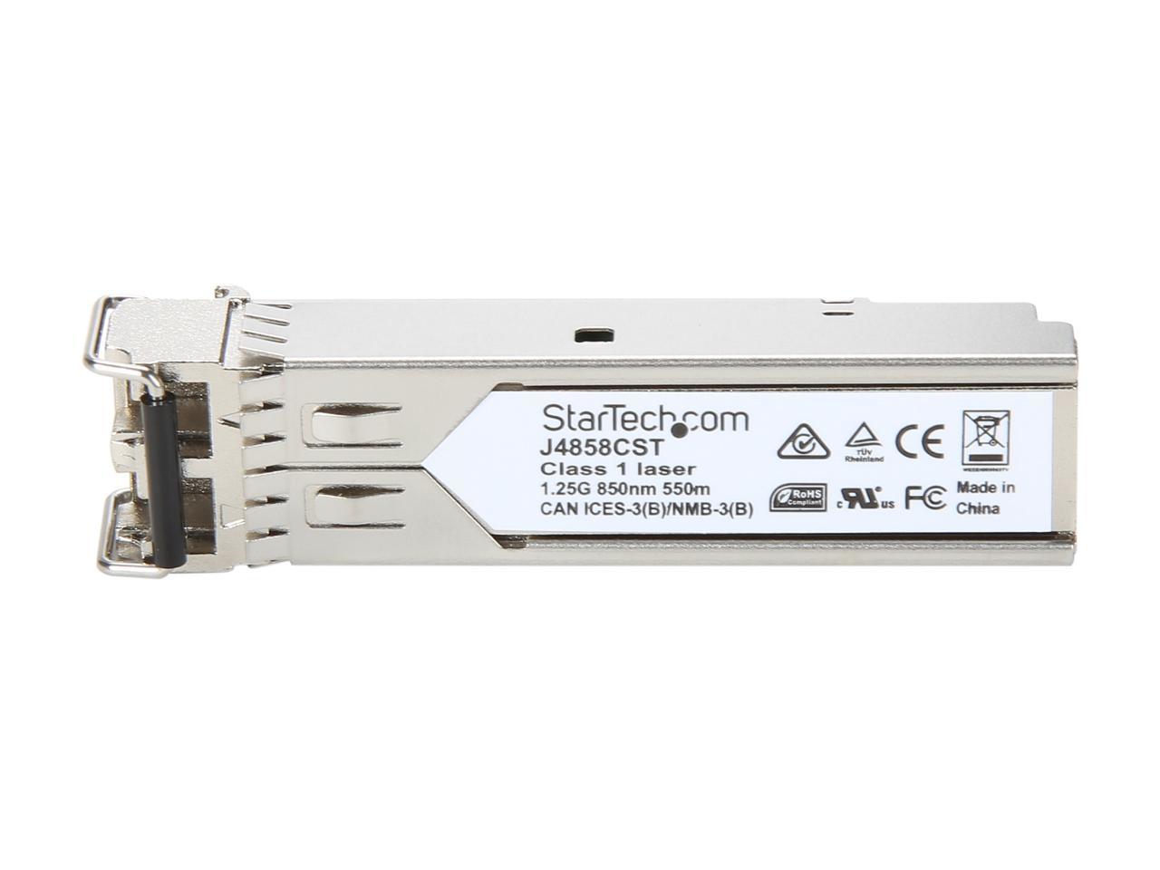 StarTech J4858CST HP J4858C Compatible - HP Compatible Gigabit SFP - LC Fiber - 1000base-SX SFP Module - Multimode SFP 3