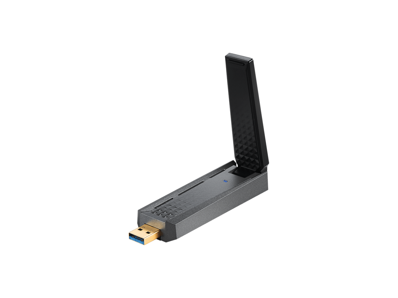 MSI AX1800 WiFi 6 Dual-Band USB Adapter - WLAN up to 1800 Mbps (5GHz, 2.4GHz Wireless), USB 3.2 Gen 1 Type-A, MU-MIMO, Adjustable Antenna, Beamforming, WPA3 - Wired Bracket Included 1