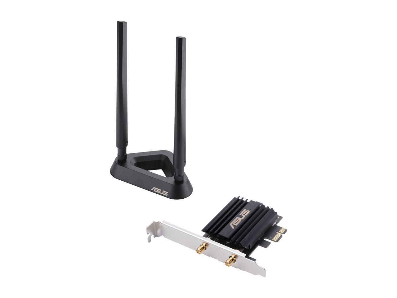 ASUS AX3000 (PCE-AX58BT) Next-Gen WiFi 6 Dual Band PCIe Wireless Adapter with Bluetooth 5.0 - OFDMA, 2x2 MU-MIMO and WPA3 Security 2