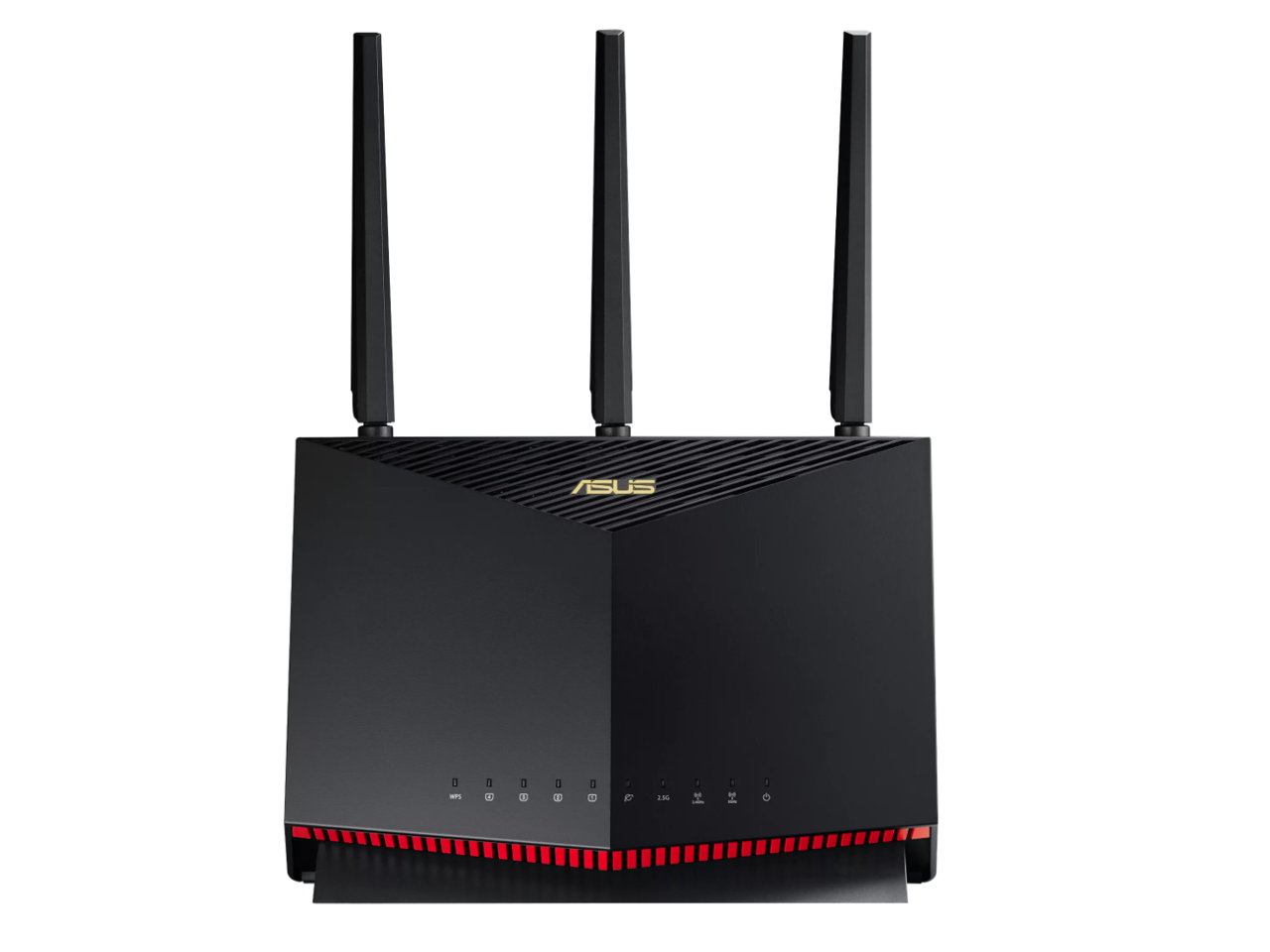 ASUS RT-AX86U Pro (AX5700) Dual Band WiFi 6 Extendable Gaming Router, 2.5G Port, Gaming Port, Mobile Game Mode, Port Forwarding, Subscription-Free Network Security, VPN, AiMesh Compatible 1