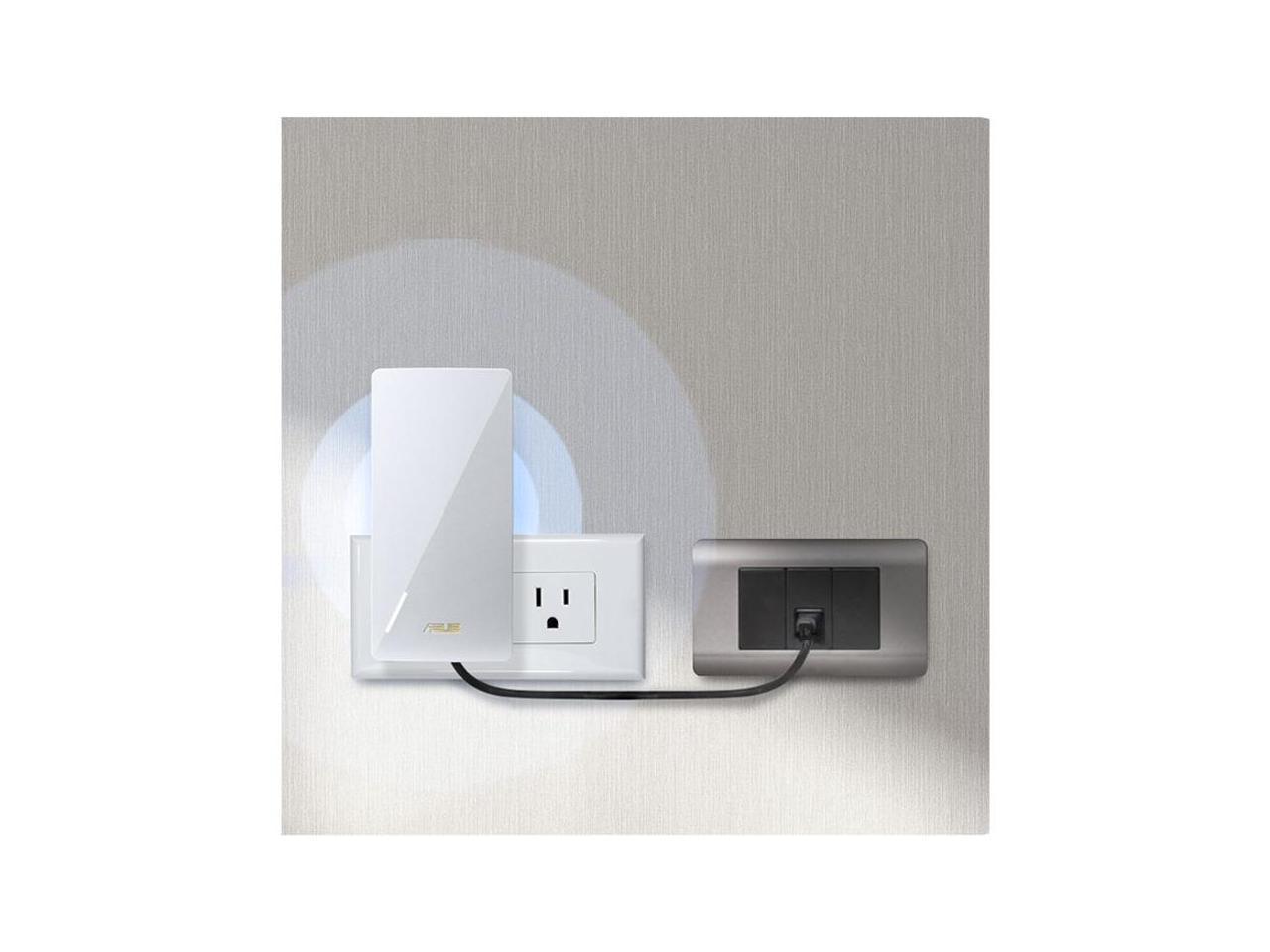 ASUS RP-AX58 AX3000 Dual-band WiFi 6 (802.11ax) Range Extender/ AiMesh Extender RP-AX58 2