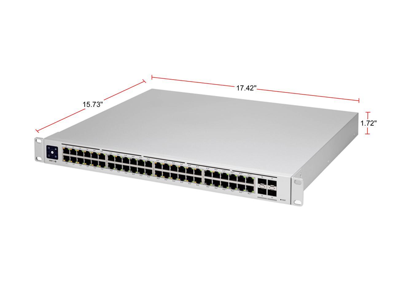 UNIFI 48PORT GB SWITCH PRO 802.3BT POE LAYER3 FEATURES SFP+ 2